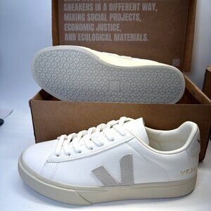 Veja Campo White Leather Sneakers Unisex Size EUR40 US9W 7M